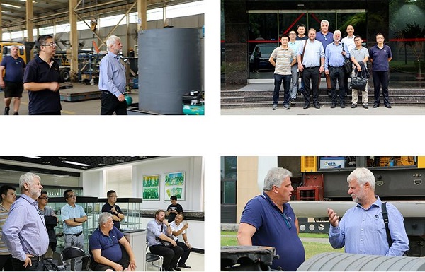 Denmark customer visit Sinoroader factory